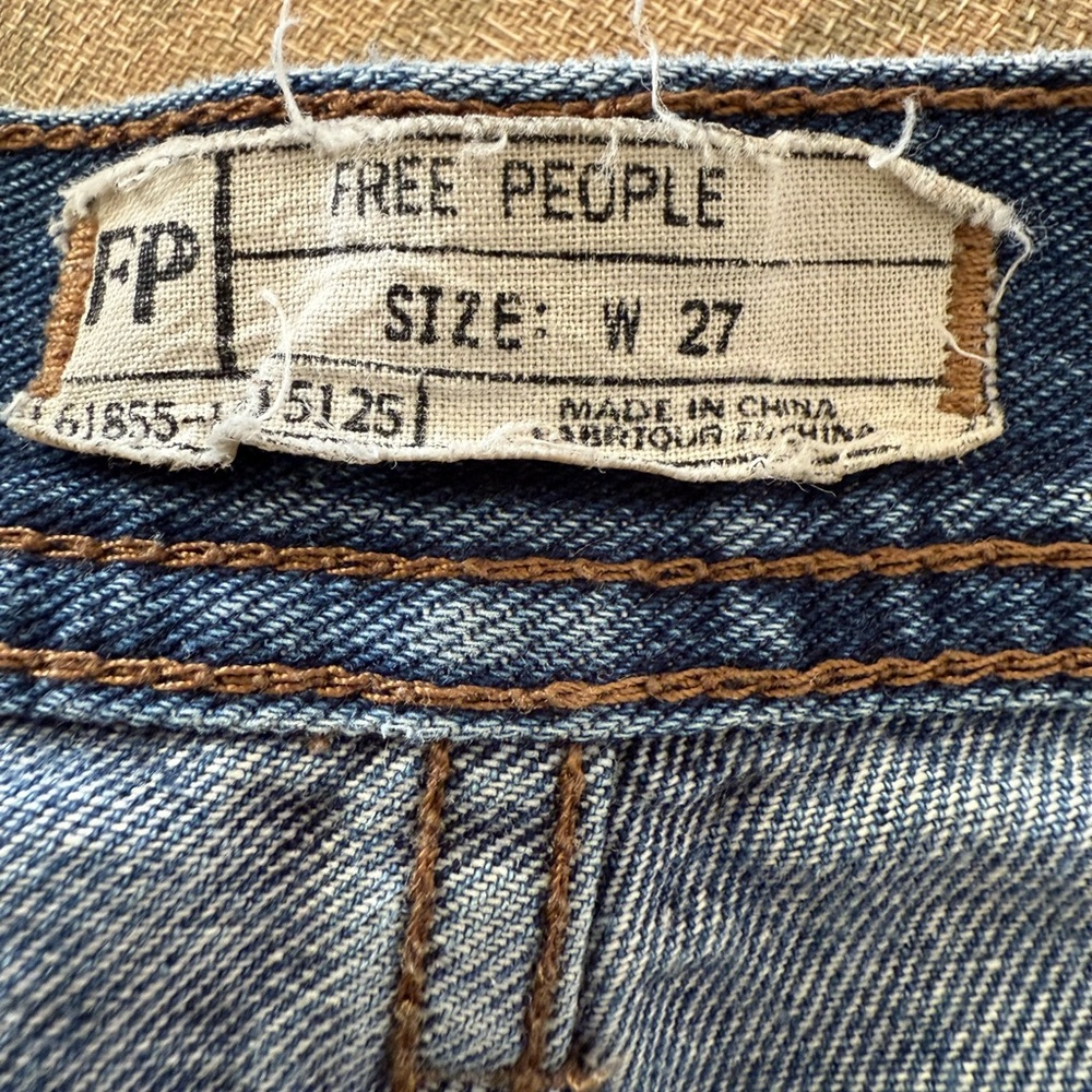 Free People Classic Blue Jeans